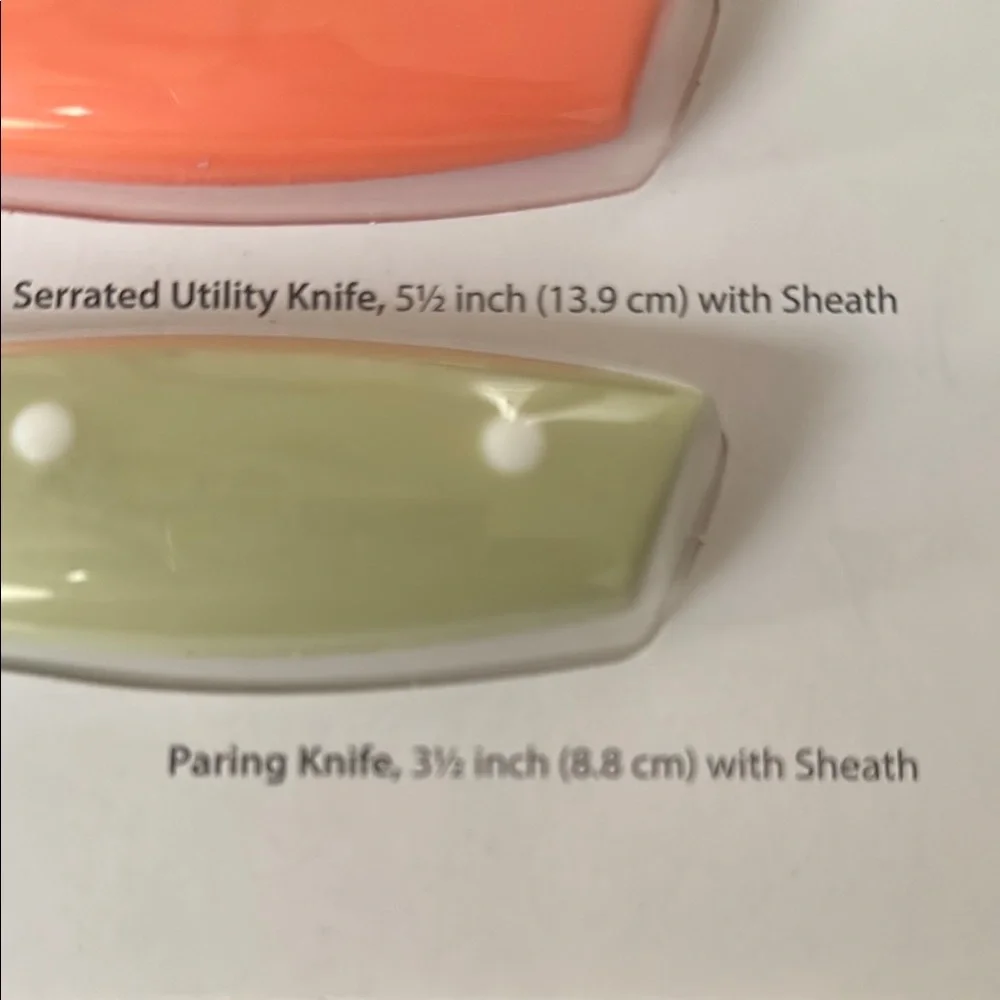 Farberware Knives with sheath covers